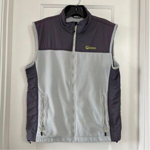Nikko Men’s Fleece Zip Vest w/ Pockets Gray Small